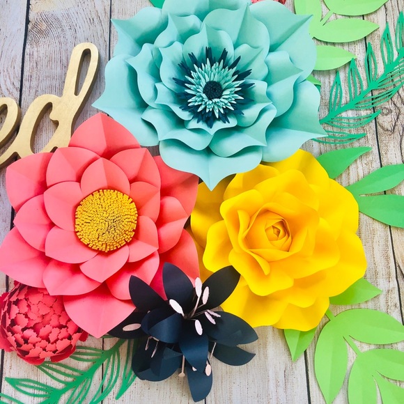 Paper Flower Nursery Set